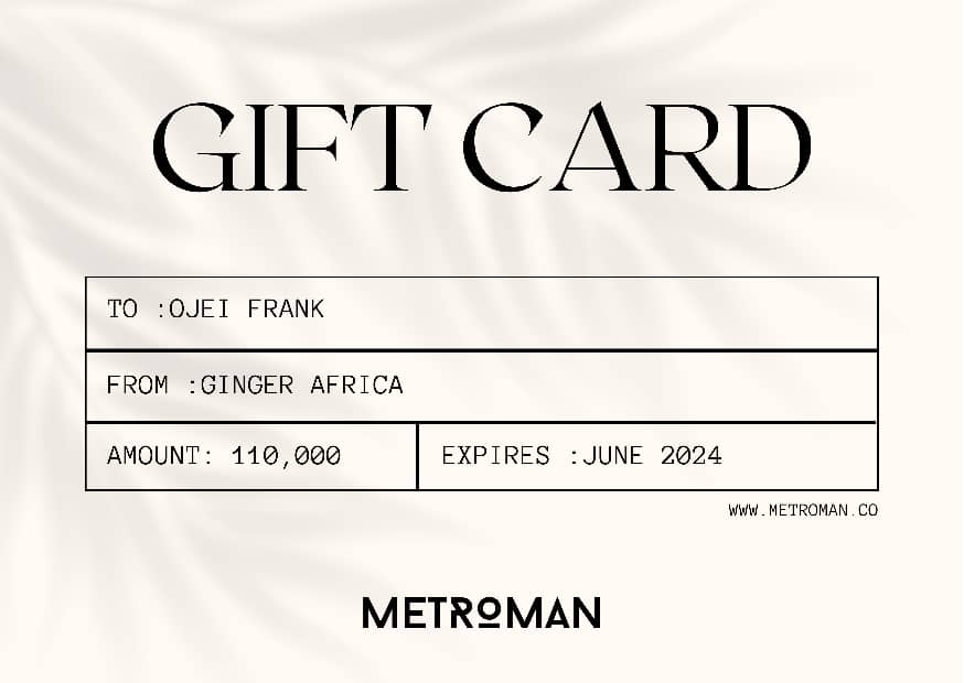 MetroMan Gift Card